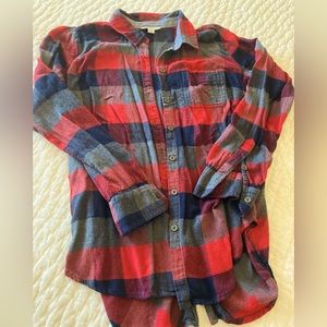 Lucky Brand plaid flannel tunic
